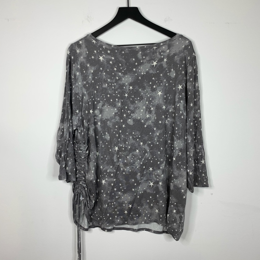 Ruby Rd. sparkle star pattern blouse - Picture 6 of 7